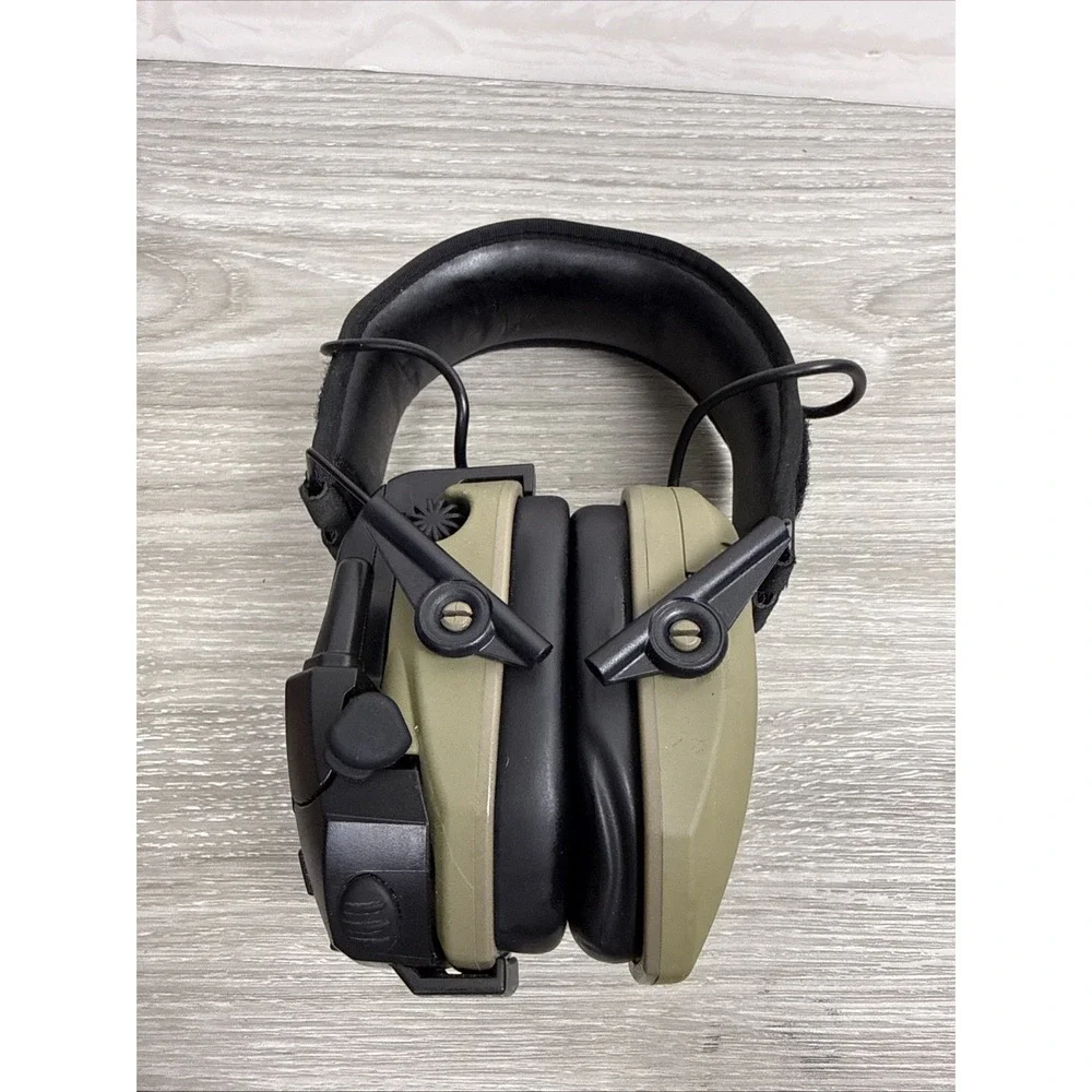 Walker's Razor Slim Electronic Hearing Protection Earmuffs With Attachment